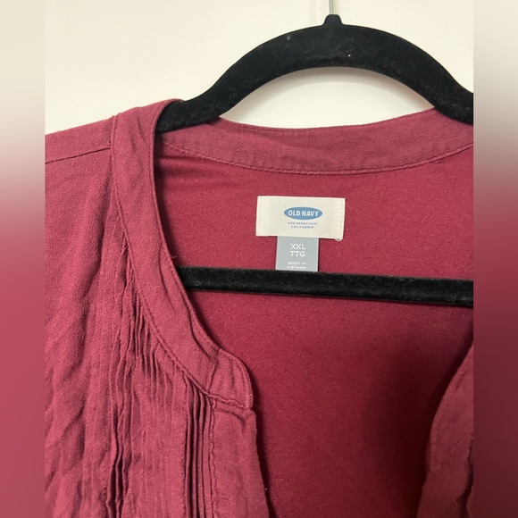 Old Navy Mini Burgundy Dress - Picture 2 of 4